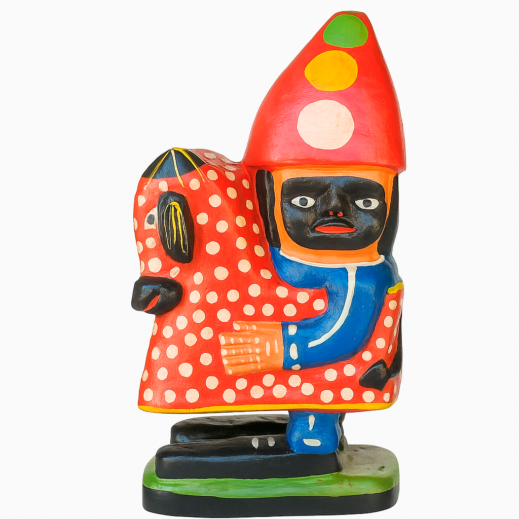 Escultura – ‘Mateo no Boi’ em Madeira