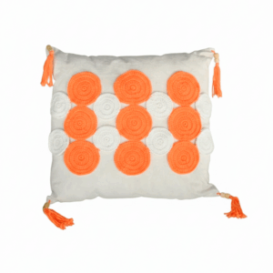 Almofada – Coleção “Flor de Algodão” em Crochê