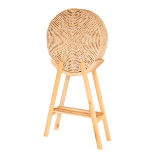 Abajur – “Círculo” em Palha Carnaúba