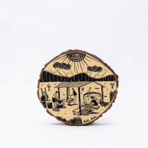 Adorno parede madeira