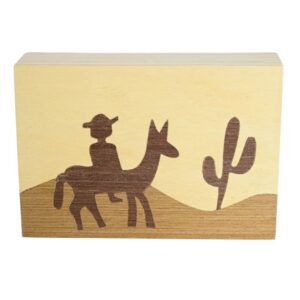 Porta jóia em madeira